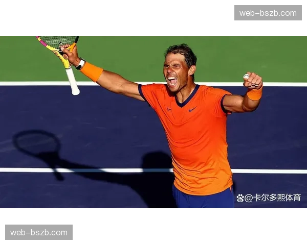 特写:纳达尔在印第安维尔斯赛后向看台致意,疑似告别之战? 特写:纳达尔在印第安维尔斯赛后向看台致意,疑似告别之战?